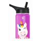 thumbnail image 2 of Botella de Agua para Niños 355ml Unicornio | Con Asa, 2 Tapas, 2 Popotes y Cepillo | Libre de BPA | B Life, 2 of 6