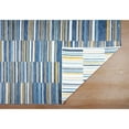 thumbnail image 2 of Plaza Lines Reversible Indoor/ Outdoor Area Rug - Blue, 2'x3', 2 of 7
