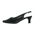 thumbnail image 3 of FLORAL Oriana Women's Wide Width Dress Slingback Shoes BLACK 5, 3 of 6