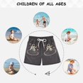 thumbnail image 6 of FORMRS Boys Swim Trunks Quick Dry Mesh Liner Boardshorts Sizes XS-XL, Black Astronaut Space, 6 of 7