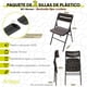 thumbnail image 2 of Silla para jardín plegable acabado tipo madera plástico HDPE ligera Folding chair compacta para terraza eventos paquete de 2 sillas, 2 of 5