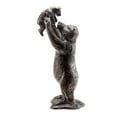 thumbnail image 2 of Bear and Cub Antique Bronze Metal Garden Sculpture, 2 of 3