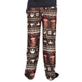 thumbnail image 3 of Star Wars Chewbacca Ships Christmas Brown Lounge Pants, 3 of 3