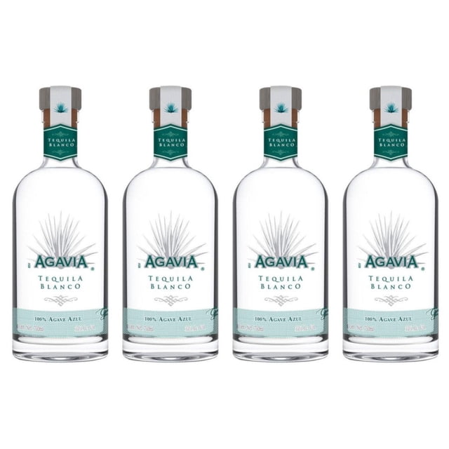 Pack de 4 Tequila Agavia Blanco 100% 750 ml