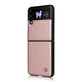 thumbnail image 6 of Nalacover Case for Samsung Galaxy Z Flip 3, Premium PU Leather Silicon Anri-Scratches Protective Frame Cover with Magnetic Attraction Folding Case for Samsung Galaxy Z Flip 3,Rosegold, 6 of 7