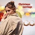 thumbnail image 2 of Clearance Jewelry Under $5 VerPetridure Women Earrings Christmas Earrings Cute Festive Jewelry Ear Wrap, 2 of 3