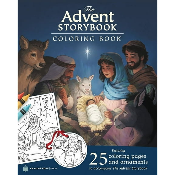 The Advent Storybook Coloring Book, (Paperback)