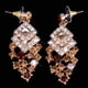 thumbnail image 4 of Conjunto de joyería de moda para despedida de soltera, collar y pendientes para mujer para fiesta de compromiso, 4 of 9