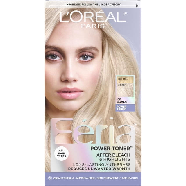 Tónico para el cabello L'Oreal Paris Feria Anti Brass Power Ice Blonde
