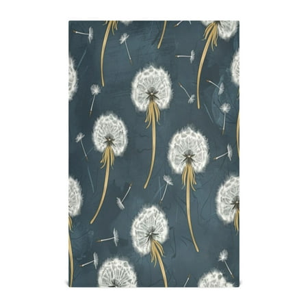 

Kitchen Towel 28x18 Inches x1，Plate Towel Decorative Towel Napkin Tea Towel Tea Towels For Kitchen Dish Cloths & Dish Towels Cartoon White Dandelion