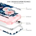 thumbnail image 2 of Casetego for Samsung Galaxy S23 Case with 2 Tempered Glass Screen Protector + 2 Camera Lens Protector,Heavy Duty Shockproof Protection Phone Cover,Rose Gold, 2 of 7