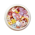 thumbnail image 1 of 9PCS Nail Art Color Flor Hoja de pulpa de madera Mixed Nail Jewelry-NDO-436-06 MFZFUKR CPB-DE-LYY425-6, 1 of 5