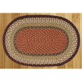 thumbnail image 1 of Capitol Earth Rugs 08-019 Burgundy-Mustard Jute Braided Rug, 1 of 3