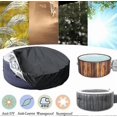 thumbnail image 5 of Round Hot Tub Cover Waterproof Windproof Outdoor Spa Cover with Drawstrings, Durable Oxford Polyester for Jacuzzi 3 Sizes, 5 of 5