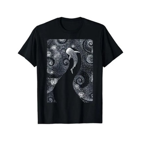 Velto Diving With Whale Sharks Whale Shark Printed T-shirt, Men's Casual and Comfortab All Size S-5XL