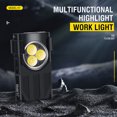 thumbnail image 2 of Linterna de bolsillo LED con luces de camping portátiles con clip para acampar al aire libre Senderismo FLhrweasw Nuevo, 2 of 9