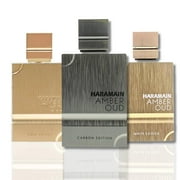 Amber Oud Gold Edition, Carbon Edition & White Edition By Al Haramain EDP - 60ML (2.0 Oz).