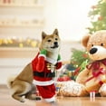 thumbnail image 4 of FYTPOV Red Santa Claus Dog Clothes Cat Clothes, Christmas Dog Hoodie Cat Costume, Pet Cosplay Costume for Dogs Puppy Cats, Pet Costume for Party, L, 4 of 5
