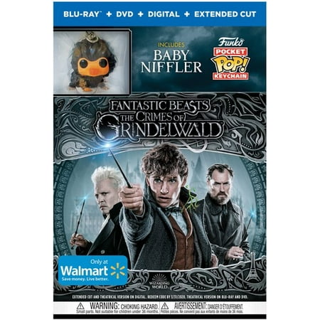 Fantastic Beasts: The Crimes Of Grindelwald (Walmart Exclusive) (Blu-ray + DVD + Digital Copy + Funko Pop (The Best Bobber Motorcycle)