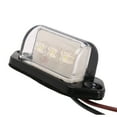 thumbnail image 5 of 3X 12/24V 3 LED Luz de Etiquetade Matricula de Coche Lampara de Paso Interior del Camion Remolque RV Barco, 5 of 5