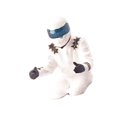 thumbnail image 4 of Wweixi Miniature 1/64 Scale Painted Figure Driver Scene Decor Children Toy S Gauge Racer White, 4 of 8