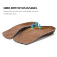 hekezhi Cork Orthotics Insoles for Foot Pain Relief