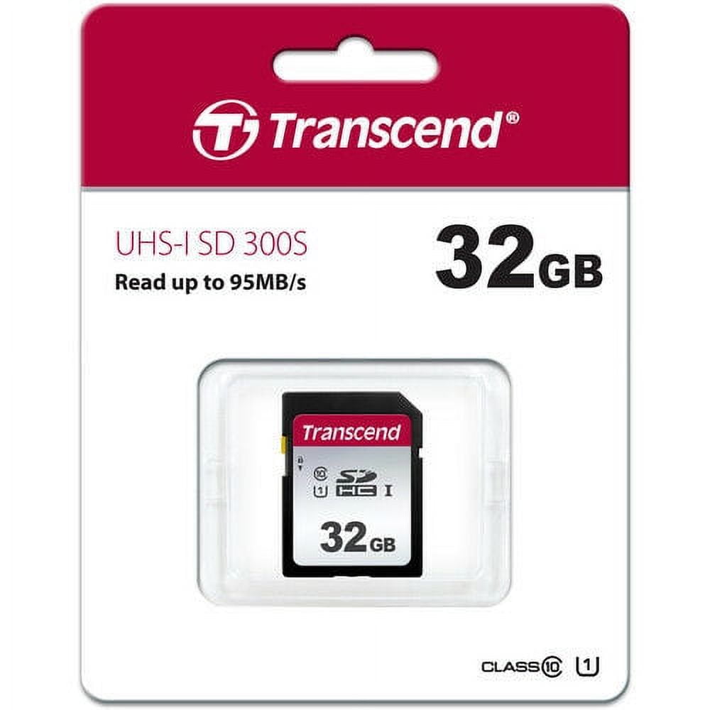 Transcend 32GB Secure Digital (SDHC) Flash Memory Card For Canon PowerShot SX420, EOS Rebel T6, PowerShot ELPH 190 IS, Camera