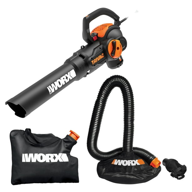 Worx WG524 TRIVAC 12Amp Electric 3IN1 Blower / Mulcher / Yard Vacuum