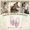 thumbnail image 7 of Lsque Strawberries Pattern Womens Comfort Cotton on Scuff With Memory Foam and Anti-skid Sole Slipper-46/47, 7 of 7