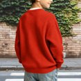 thumbnail image 5 of Kezqiaxn Teen Boy Clothes Long Sleeve Crewneck Sweatshirt with Pocket Fall Fashion Basic Pullover Tops School Kids Clothes Size 5-16, 5 of 6