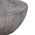 thumbnail image 3 of 36 Inch Round Coffee Table- Handcrafted Drum Shape, 3 of 13