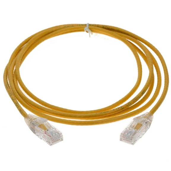 SF Cable Cat6 UTP 28AWG 3.6mm Slim Ethernet Cable, 15 feet - Yellow