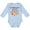 AE-Light Blue, variant on Inktastic My Great Aunt Loves Me with Cute Kitten and Flowers Boys or Girls Long Sleeve Baby Bodysuit