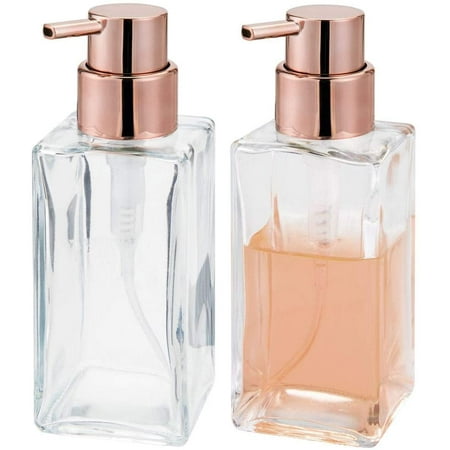 Square Glass Refillable Liquid Soap Dispenser Pump Bottle For Bathroom Vanity Countertop Kitchen Sink Holds Hand Dish Sanitizer Essential Oils 2 Pack Clear Brushed Canada - Bathroom Vanity Top Soap Dispenser Square Glass Refillable Liquid Soap Dispenser Pump Bottle For Bathroom Vanity Countertop Kitchen Sink Holds Hand Dish Sanitizer Essential Oils 2 Pack Clear Brushed Canada - Bathroom Vanity Top Soap Dispenser