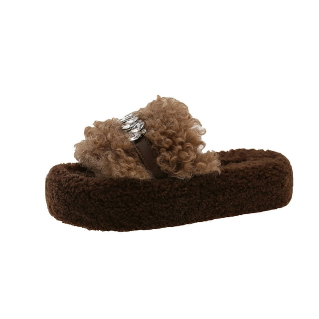 Vêtements d'Automne pour Femmes Chaussures de Marche Femmes Pantoufles Confortables Tendance