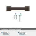 thumbnail image 5 of Amerock Lintel 3 inch (76mm) Center-to-Center Oil-Rubbed Bronze Cabinet Pull, 5 of 7
