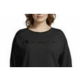 thumbnail image 3 of Champion Womens Plus Activewear Fitness Sweatshirt Black 2X, 3 of 3