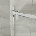 thumbnail image 5 of Topcobe 36" D X 36" W X 72" H Frameless Shower Door Corner Shower Enclosure with Clear Tempered Glass Pivot Shower Door, Glass Shower Door, Walk In Shower Kit, Bathroom Glass Door, Chrome Finish, 5 of 6