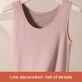 thumbnail image 4 of Sonducket Ropa térmica gruesa de cuello para mujer, ropa térmica ajustada para estudiantes y niñas, camisa cálida de estilo informal, chaleco Ropa interior Café Sonducket AP013584-06, 4 of 6