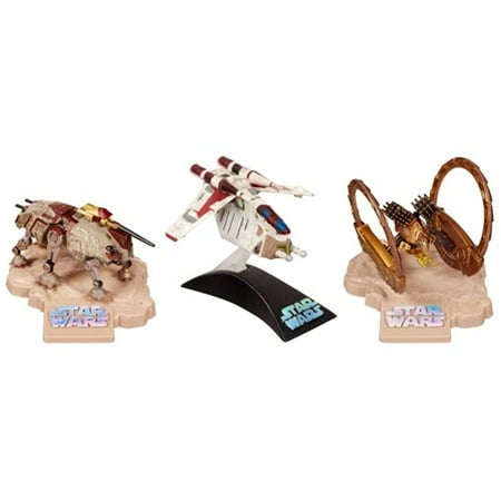 Star Wars Die Cast Titanium Vehicle AT TE Hailfire Droid Republic Gunship