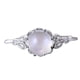 thumbnail image 2 of Fiudx Anillo de Compromiso Elegante con Incrustaciones de Diamantes, 2 of 5