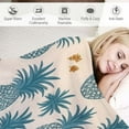 thumbnail image 3 of ONETECH  Pineapple Blanket Soft and Cozy Tropical Fruit Pattern Throw Great Gifts for Kids Boys and Girls, 3 of 6