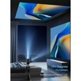 thumbnail image 2 of 4K Mini Projector with WiFi and Bluetooth, 180° Rotation & Auto Keystone, Full HD 1080P Supported, Portable Outdoor Movie Projector, Compatible with T, 2 of 5