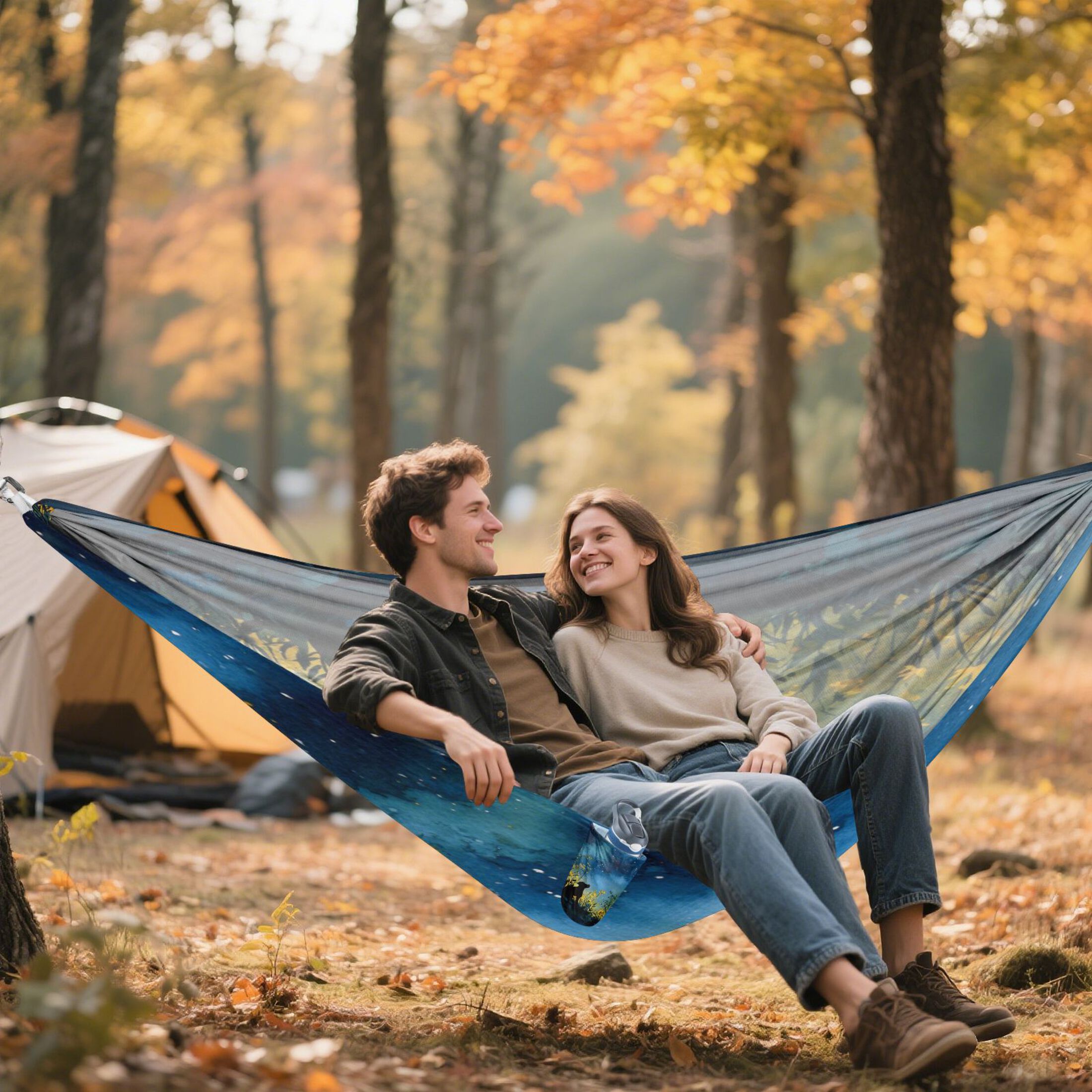 Hammock Camping Hammock Nylon Portable Hammock Travel Camping Hammock Night Black Dog
