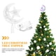 thumbnail image 2 of Classic Star Moon Tree Topper Led Topper Light for Christmas Tree Decoration, 2 of 8