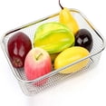 thumbnail image 1 of Colador Rectangular De Malla CHIC FLIC De Acero Inoxidable, 1 of 6
