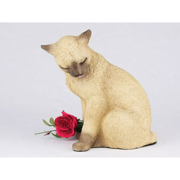Siamese Cat Cremation Pet Urn for a Cat Memorial in remembrance of your beloved family pet