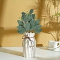 thumbnail image 4 of ERTZAE Lifelike Eucalyptus Leaves,Realistic Filler For Wedding Decor,Natural Looking Faux Greenery,Green Artificial Eucalyptus Stem 11Inch,Realistic Filler for Flower Arrangement & Wedding Decor, 4 of 5