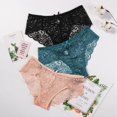 thumbnail image 2 of Bragas sexys de moda para mujer, calzoncillos cómodos, exquisitos pantalones cortos sin entrepierna, lencería sólida, Tanga con lazo de encaje, ropa interior ahuecada,ropa de mujer interior barata y e, 2 of 5
