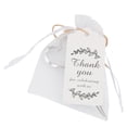 thumbnail image 1 of 36-Piece Stainless Steel Wine Bottle Opener Set with Corkscrew, Clear Bag & Labels for Weddings, 1 of 7